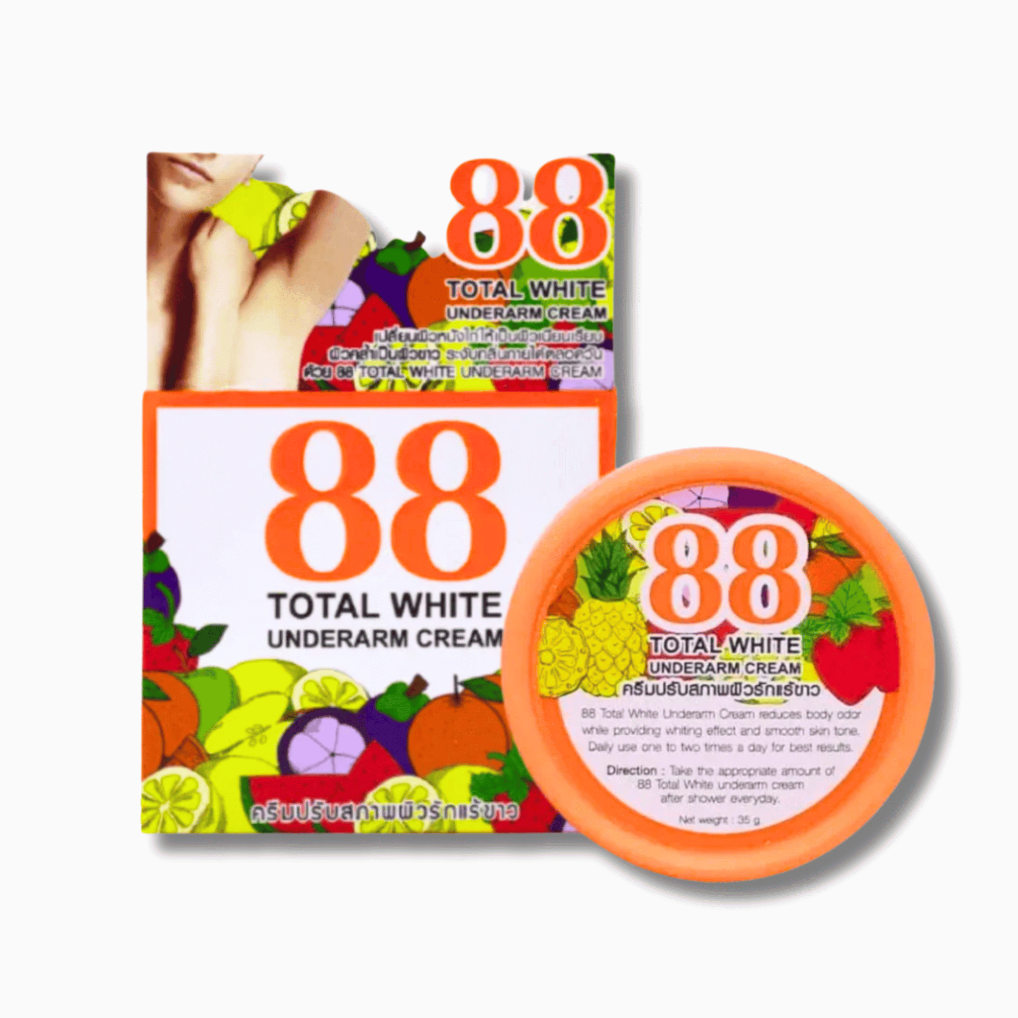 88 Total White cream Underarm - Makushop