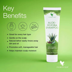 forever aloe jojoba shampoo benefits 296ml Makushop