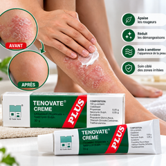 TENOVATE PLUS crème 30g – emballage et composition clobétasol néomycine