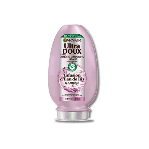 ultra doux après shampoinng infusion d'eau de riz et amidon 200ml Garnier