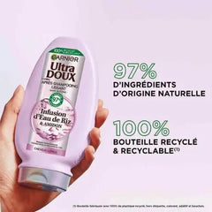 ultra doux après shampoinng infusion d'eau de riz et amidon 200ml Garnier
