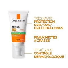 Anthelios Uvmune 400 Gel-Crème Solaire Visage Anthelios Uvmune 400 Gel-Crème Solaire Visage oil control gel-creme LA RICHE-POSAY Makushop