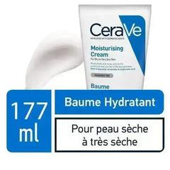 Cerave creme Hydratant Visage et Corps Peaux Sèches à très Sèches 177ml - Makushop