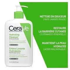 Cerave crème lavente & baume hydratant - Makushop