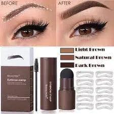 Kiss beauty One Step Eyebrow Stamp Shaping Kit - Maquillage pour sourcils en poudre - Makushop