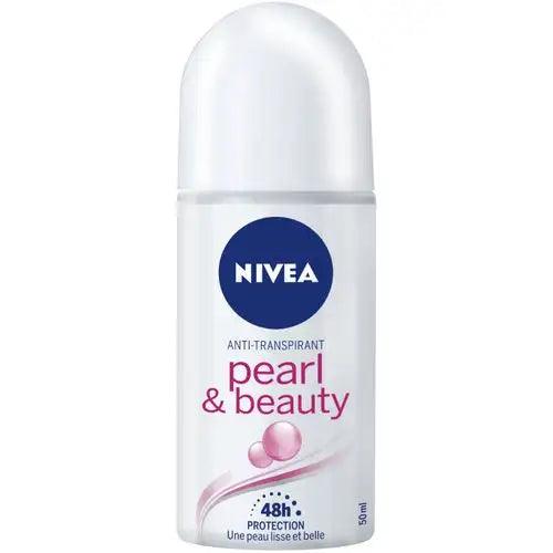 NIVEA Déodorant Femme - Pearl & Beauty - Roll-on 50ml - Makushop