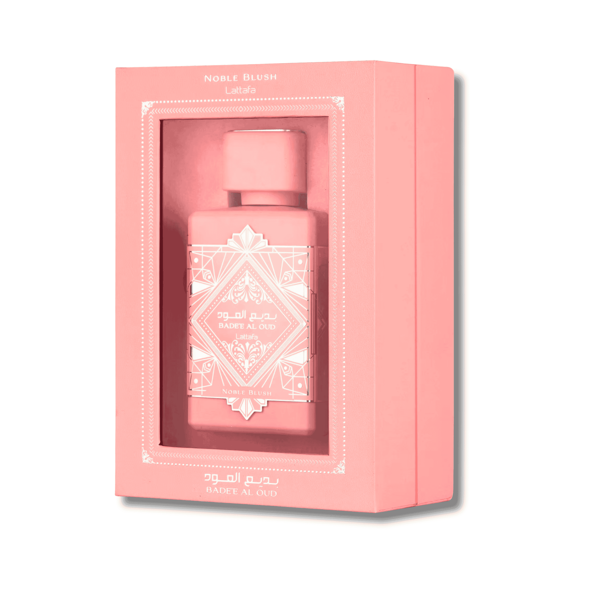 badee al oud noble blush boîte rose luxueuse