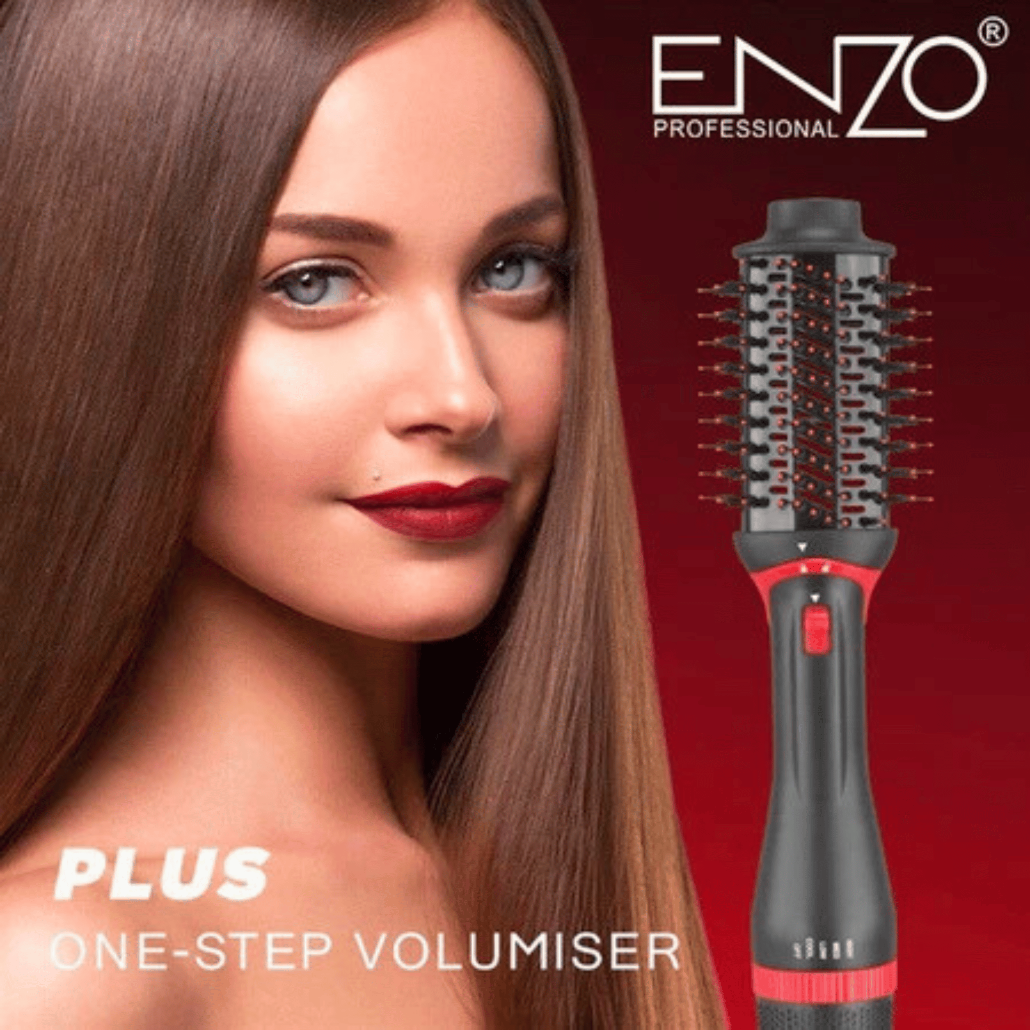 Enzo Plus ENZO One Step Volumiser Plus Brosse Chauffante 2 en 1 - makushop – Makushop