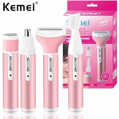 Kemei tondeuse de femmes Electric 4 in 1 Rechargeable Makushop