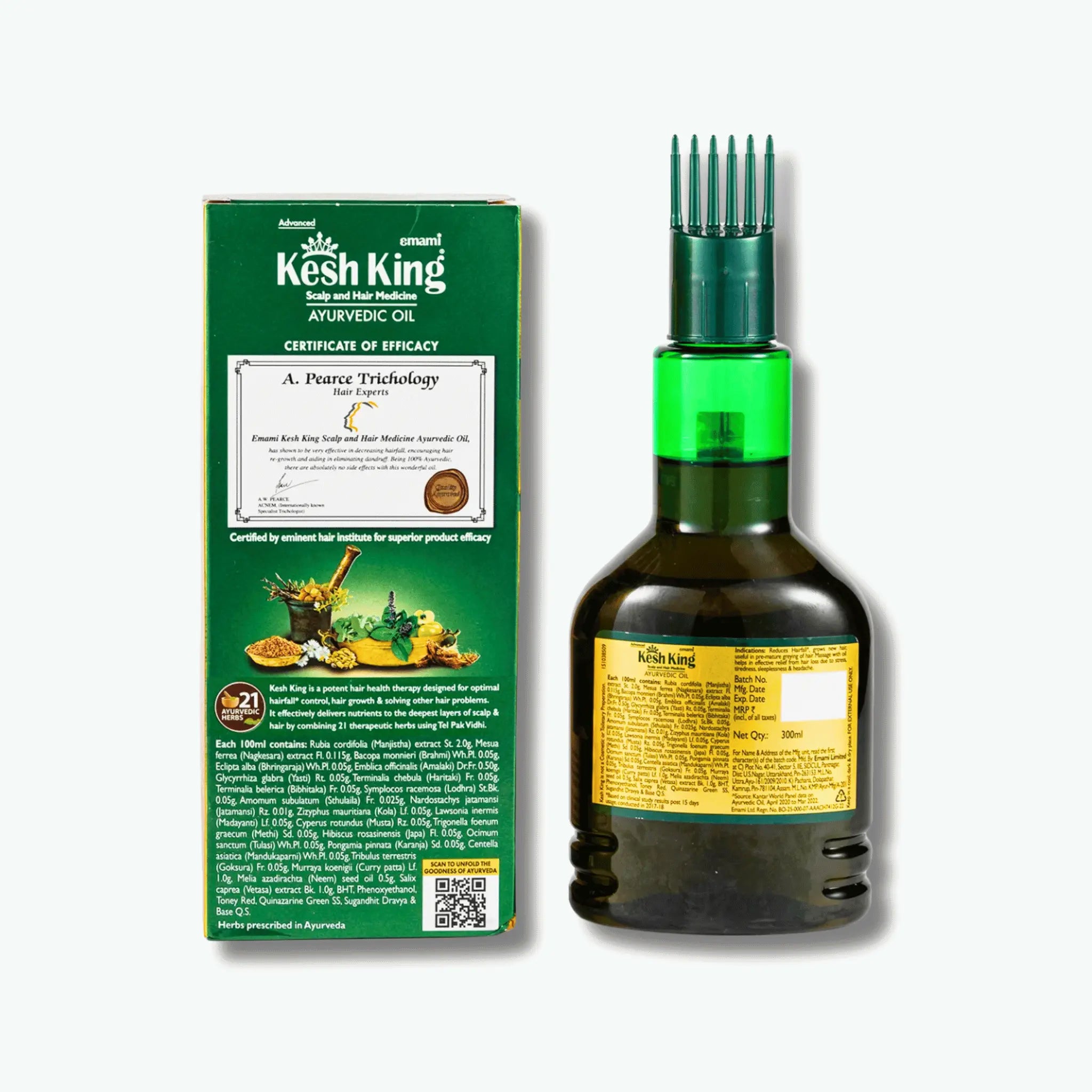 Kesh King oil Ayurvedic scalp and hair medicine kesh king