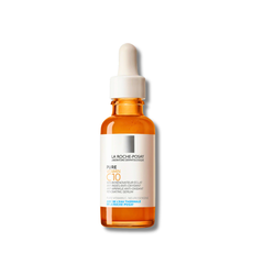 La Roche-Posay Pure Vitamin C10 Sérum 30 ml à la vitamine C pure pour réduire les rides, illuminer le teint et améliorer la texture de la peau.