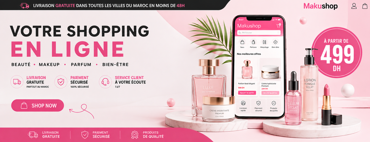 Votre Boutique Beauté en Ligne au Maroc | Cosmétiques, Parfums et Soins de la Peau