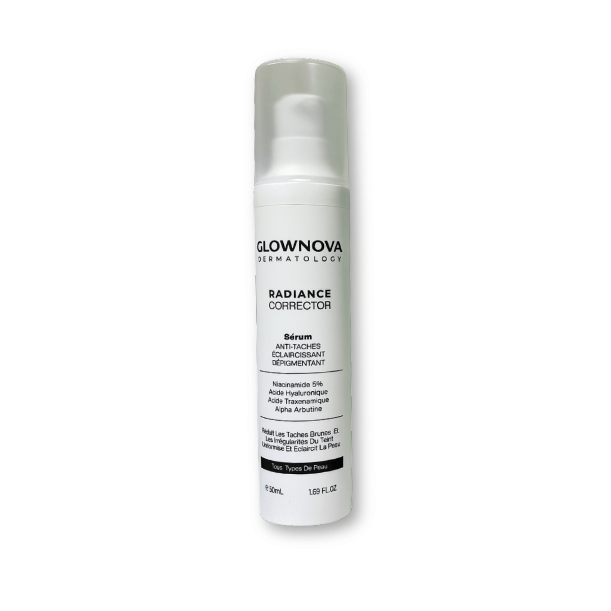 GlowNova Radiance Corrector Sérum Dépigmentant Anti-Taches Éclaircissant 30 ml