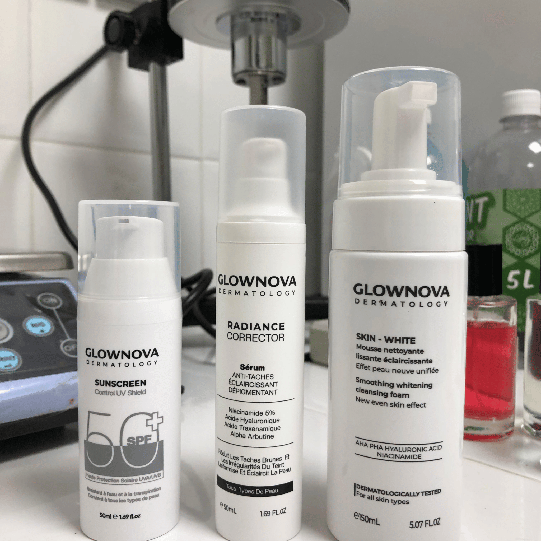 GlowNova Skin White Mousse Nettoyante 150 ml