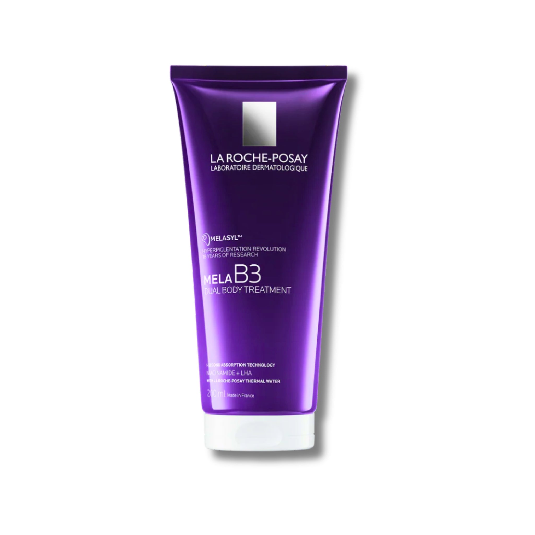 La Roche-Posay Mela B3 Soin Corps Double Action 200ml, crème anti-taches pour le corps au Melasyl™ et Niacinamide pour réduire les taches pigmentaires.