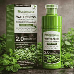 Georgina Cresson shampooing colorant cheveux mousse couverture cheveux gris