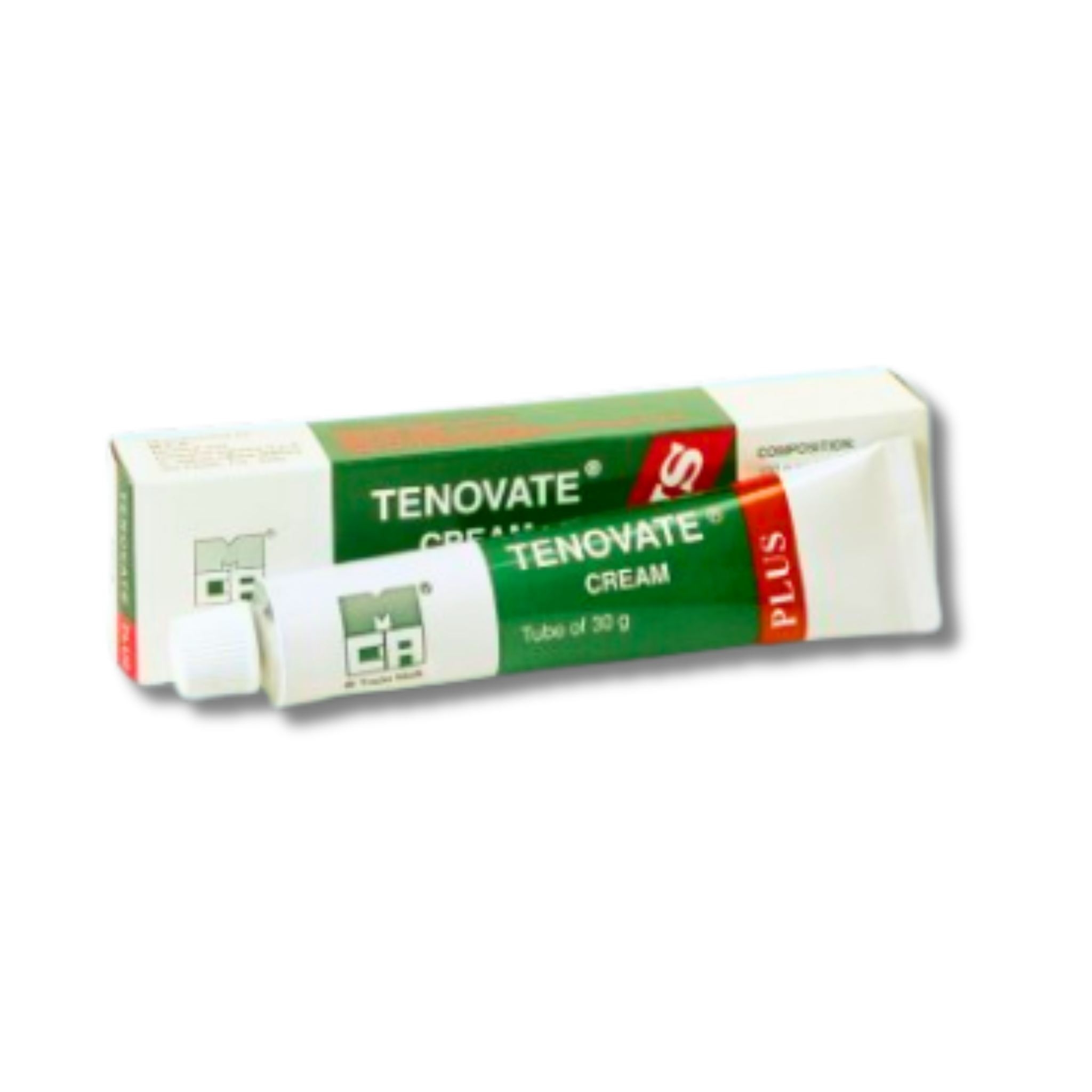 TENOVATE PLUS crème 30g – emballage et composition clobétasol néomycine