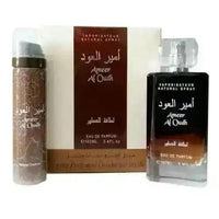 Ameer al oudh de lattafa eau de parfum 100 ml avec déodorant - Makushop