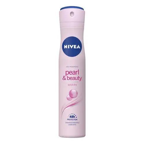 NIVEA Déodorant Femme - Pearl & Beauty - Spray 200ml - Makushop