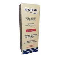 Newderm Ecran  Solaire Fond De Teint  Tres Haute Protection  SPF 50+ 50 ML - Makushop