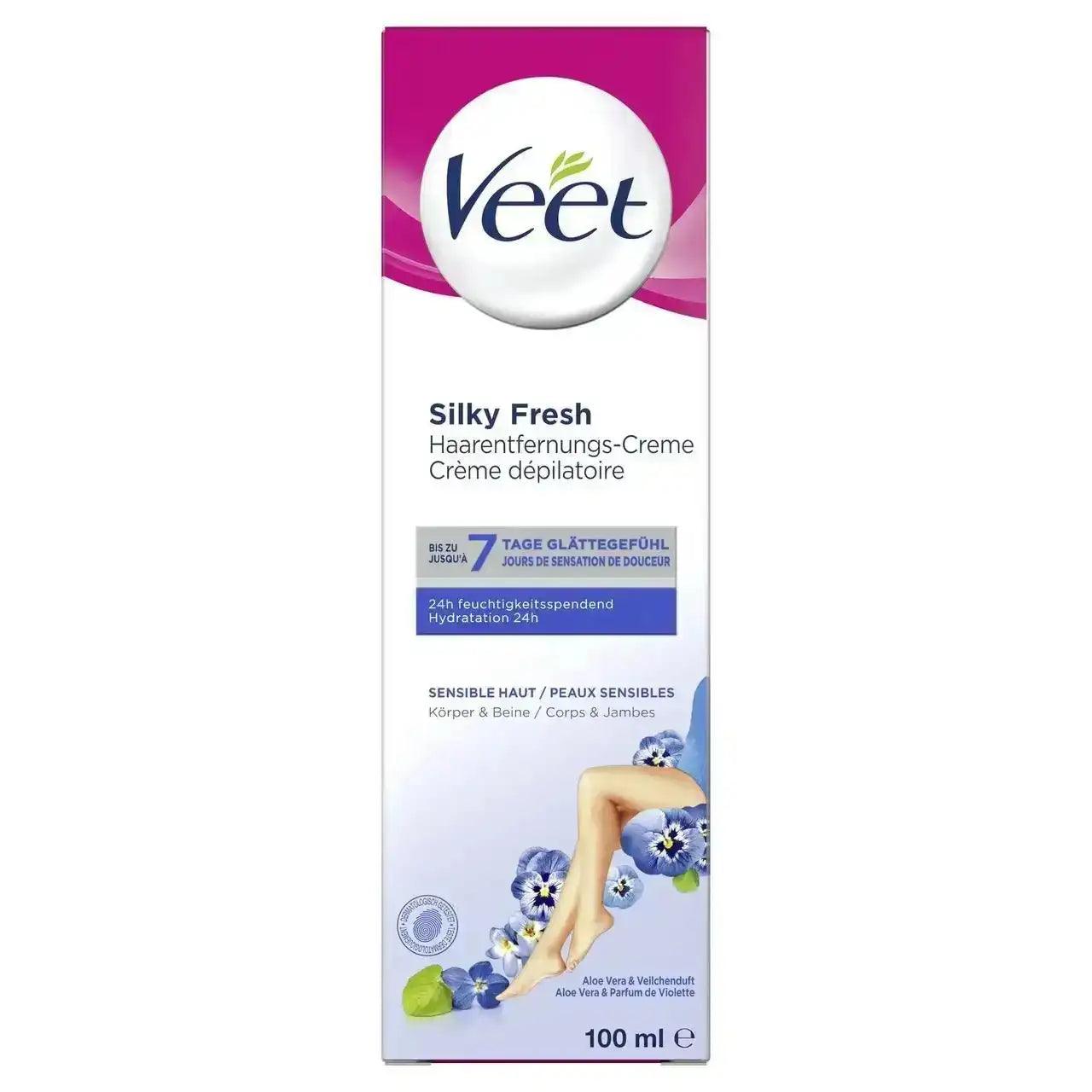Veet Rash Veet Créme dépillatoire peau normale et peau sensible 100 ml 24.49 ...