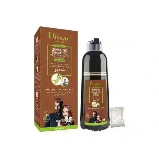 disaar shampoo coloration cheveux au collagène et à l'huile d'argan 8 minutes 400 ml - Makushop