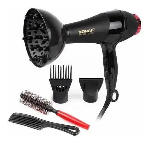 séchoir Cheveux Sonar Professionnel SN7729 2300W Avec Diffuseur - Makushop