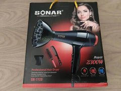 séchoir Cheveux Sonar Professionnel SN7729 2300W Avec Diffuseur - Makushop